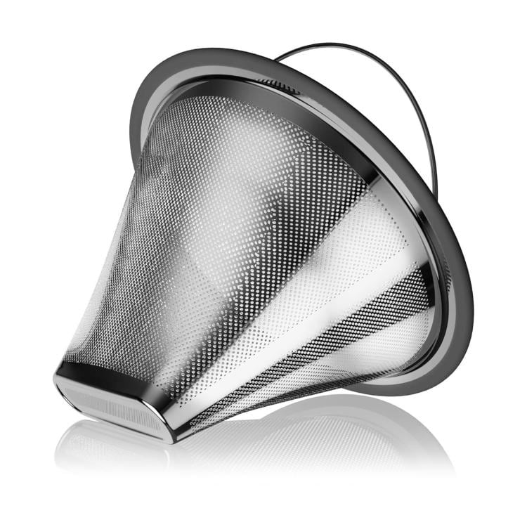 Kaksikerroksinen ruostumattomasta teräksestä valmistettu kahvisuodatin Moccamaster KBT/KBGV:lle