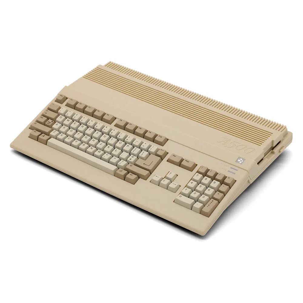 A500 Mini Amiga Retro - pelikonsoli HDMI:llä ja 25 sisäänrakennetulla pelillä