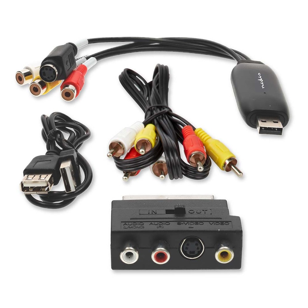 Nedis Video Grabber - digitoi analogisia videotallenteita USB 2.0:n kautta