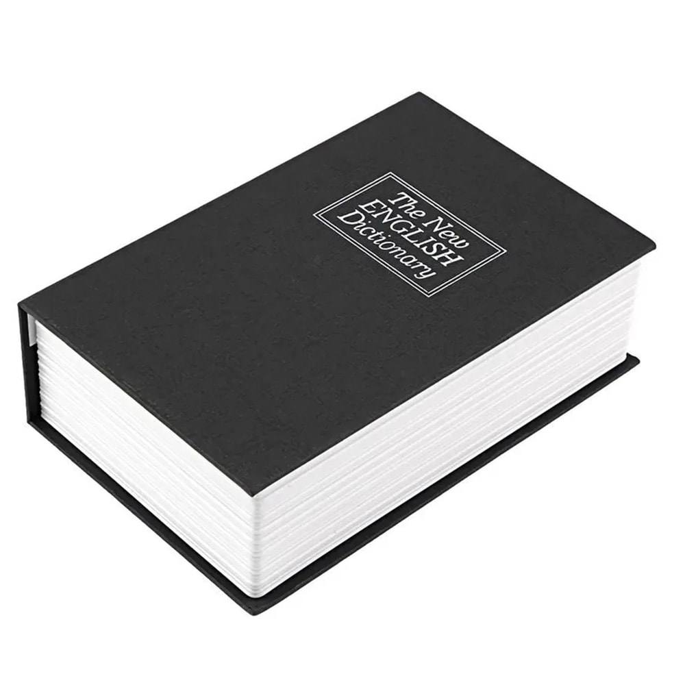 Maple book safe - kirjan muotoinen teräksinen tallelokero