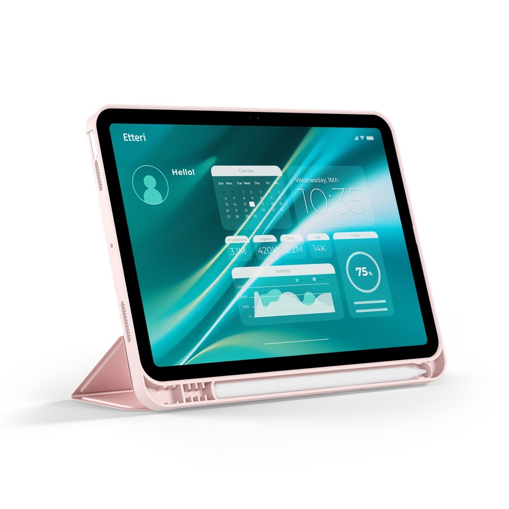 Etteri iPad -kotelo Apple iPad 10 (2022) 10,9" / iPad 11 A16 (2025) 11" - Vaaleanpunainen