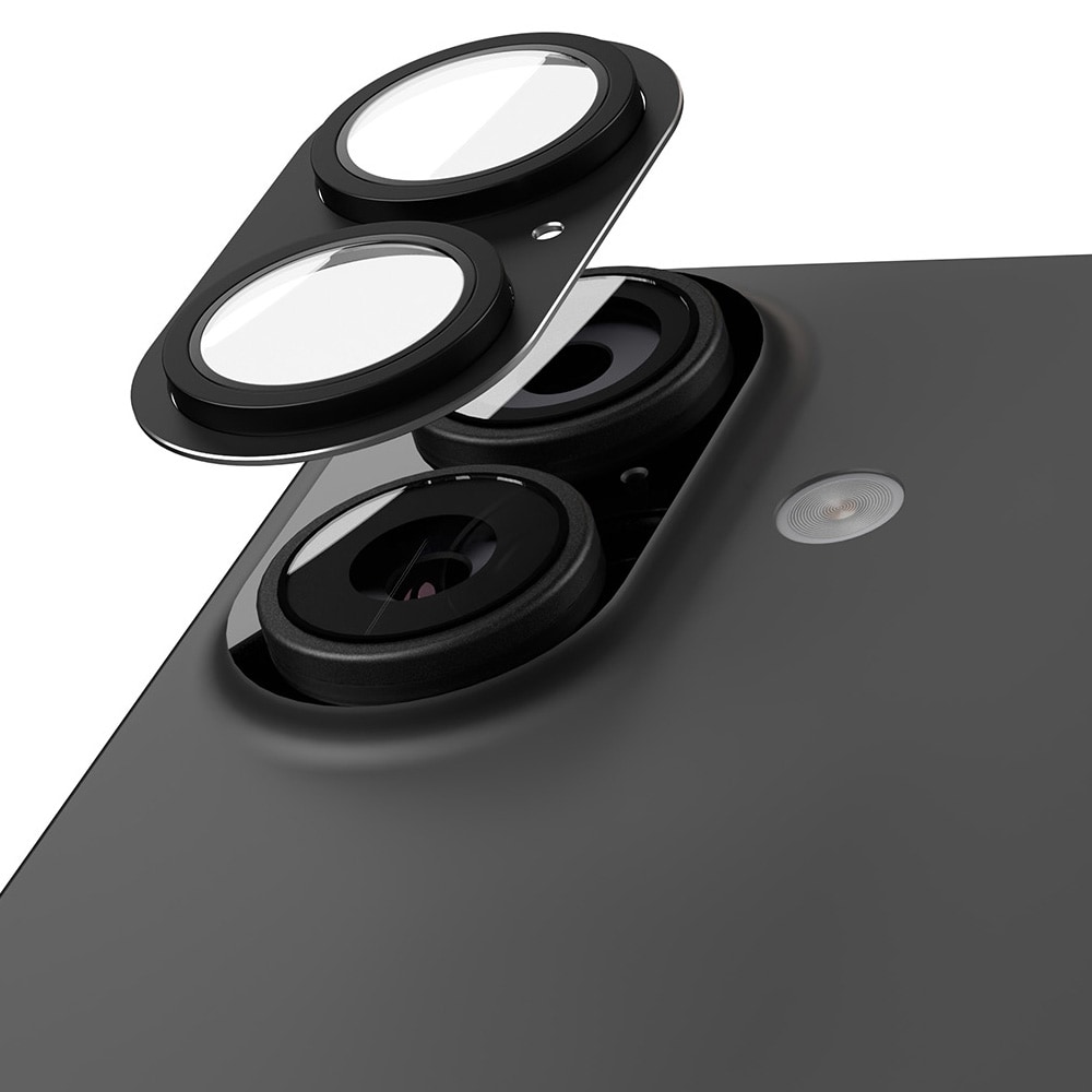 Etteri kameransuoja iPhone 17 -puhelimeen – 9H linssinsuoja / kameralasi – Musta