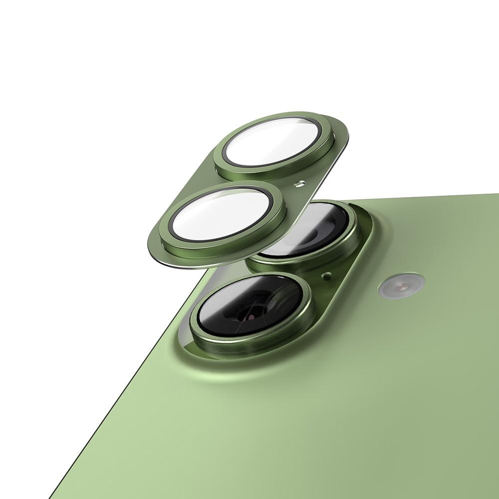 Etteri kameransuoja iPhone 17 -puhelimeen – 9H linssinsuoja / kameran suojalasi – vihreä