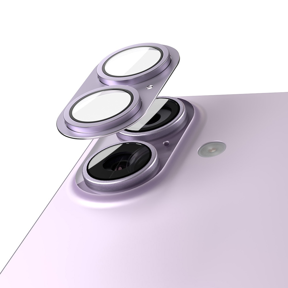 Etteri kameransuoja iPhone 17 -puhelimeen – 9H linssinsuoja / kameran suojalasi – vaaleanpunainen