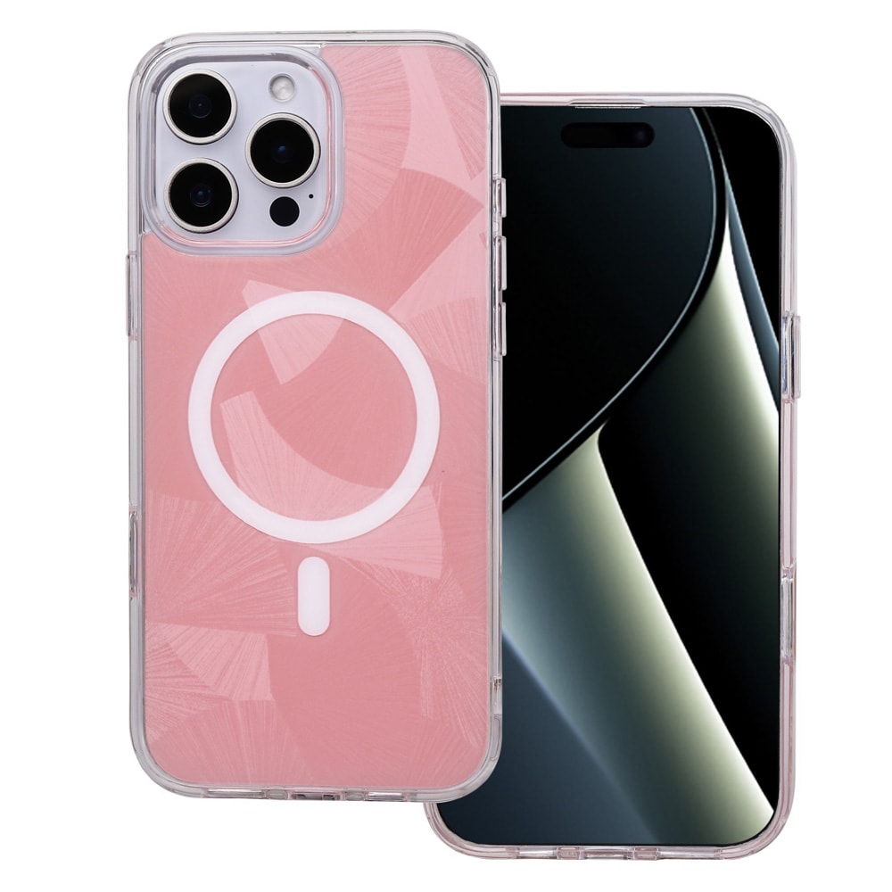 Takakuori MagSafella iPhone 16 Pro Maxille - Vaaleanpunainen