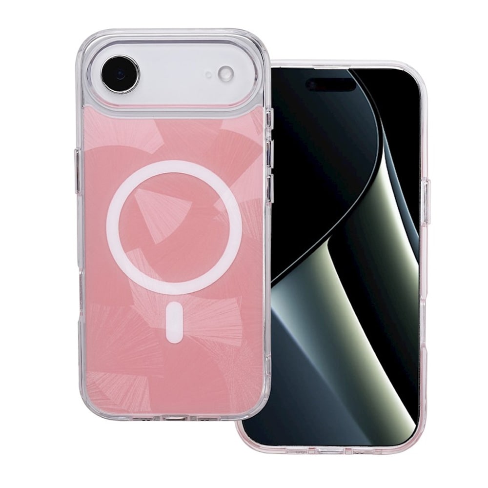 Takakuori MagSafe-varustuksella iPhone 17 Airille - Vaaleanpunainen
