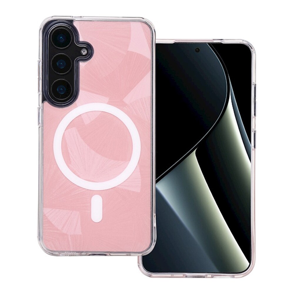 MagSafe takakuori Samsung Galaxy S24 / S25:lle - vaaleanpunainen