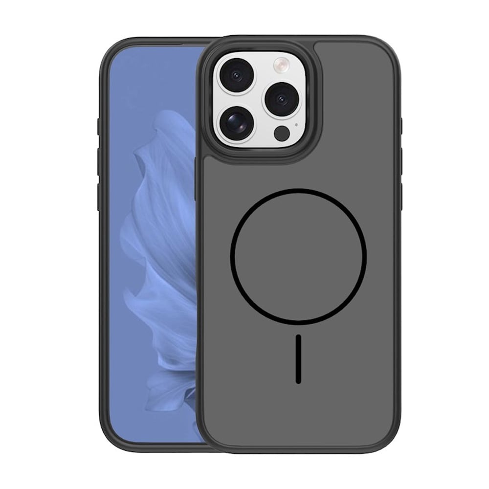 Ohut takakuori MagSafe-moduulilla iPhone 16 Pro Maxille - Svart