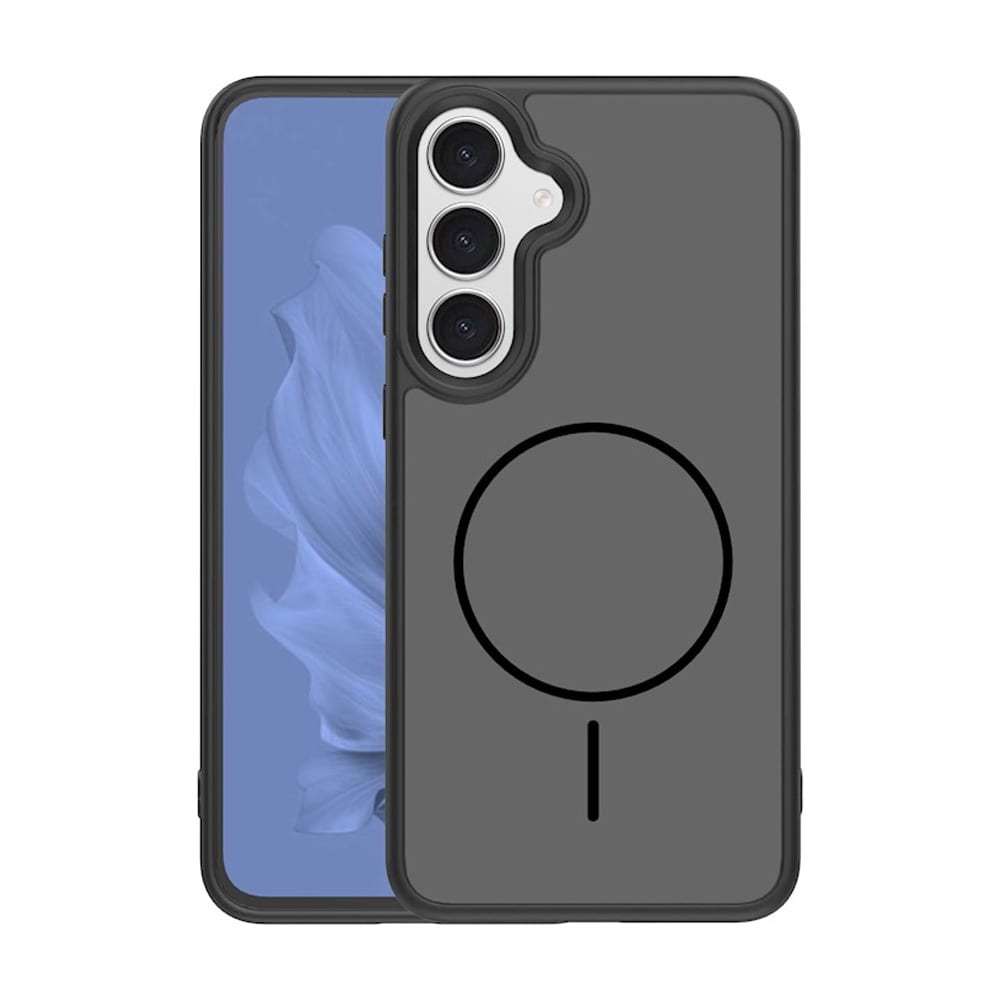 Ohut takakuori MagSafe-verkkolaitteella Galaxy S25 FE:lle Samsung - Svart