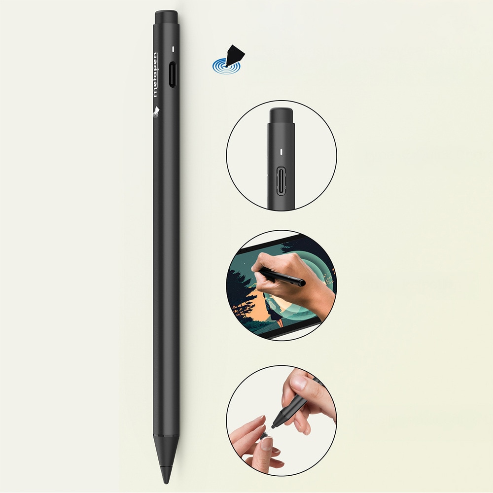 Metapen Pen G1 -stylus Google Pixel Tablet- ja Amazon Fire -tableteille – 4096 painetasoa