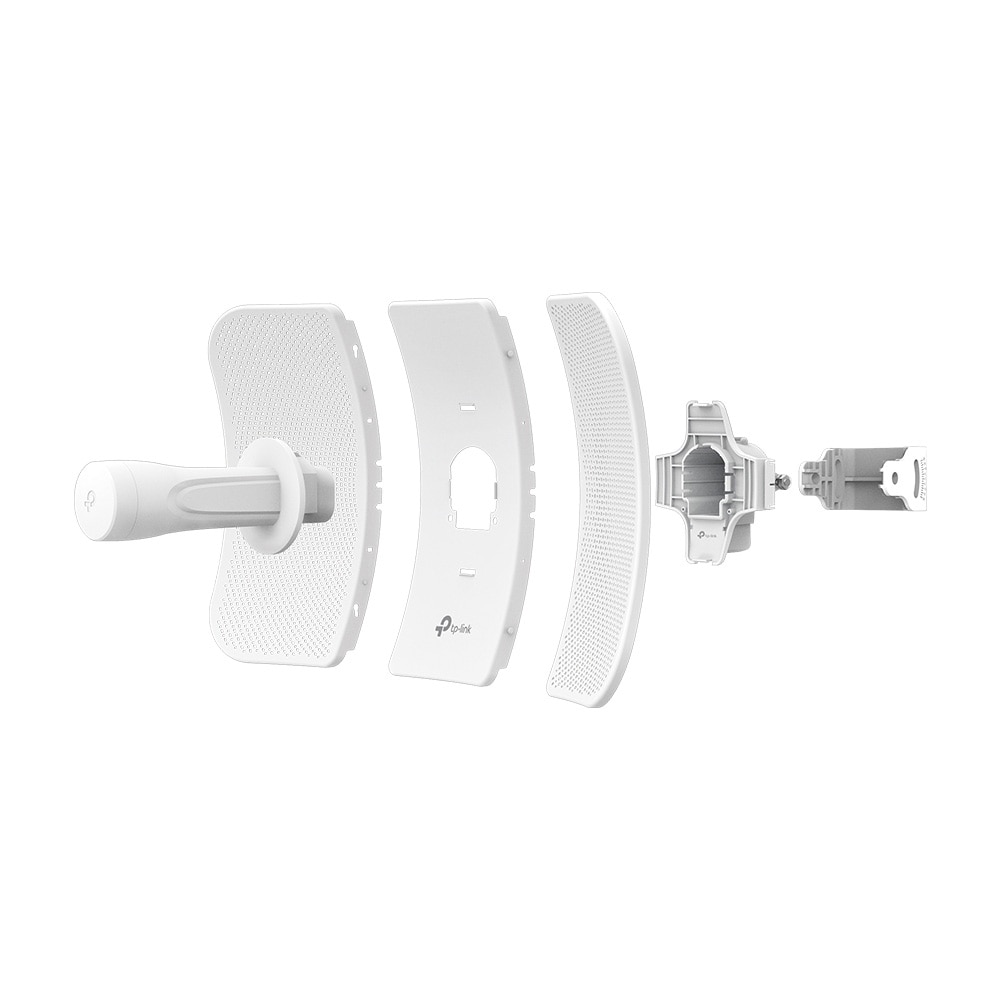 TP-Link CPE710 suunta-antenni ulkokäyttöön / 5 GHz WiFi-silta / 23 dBi Cassegrain-antenni / IP65 pitkän kantaman linkki