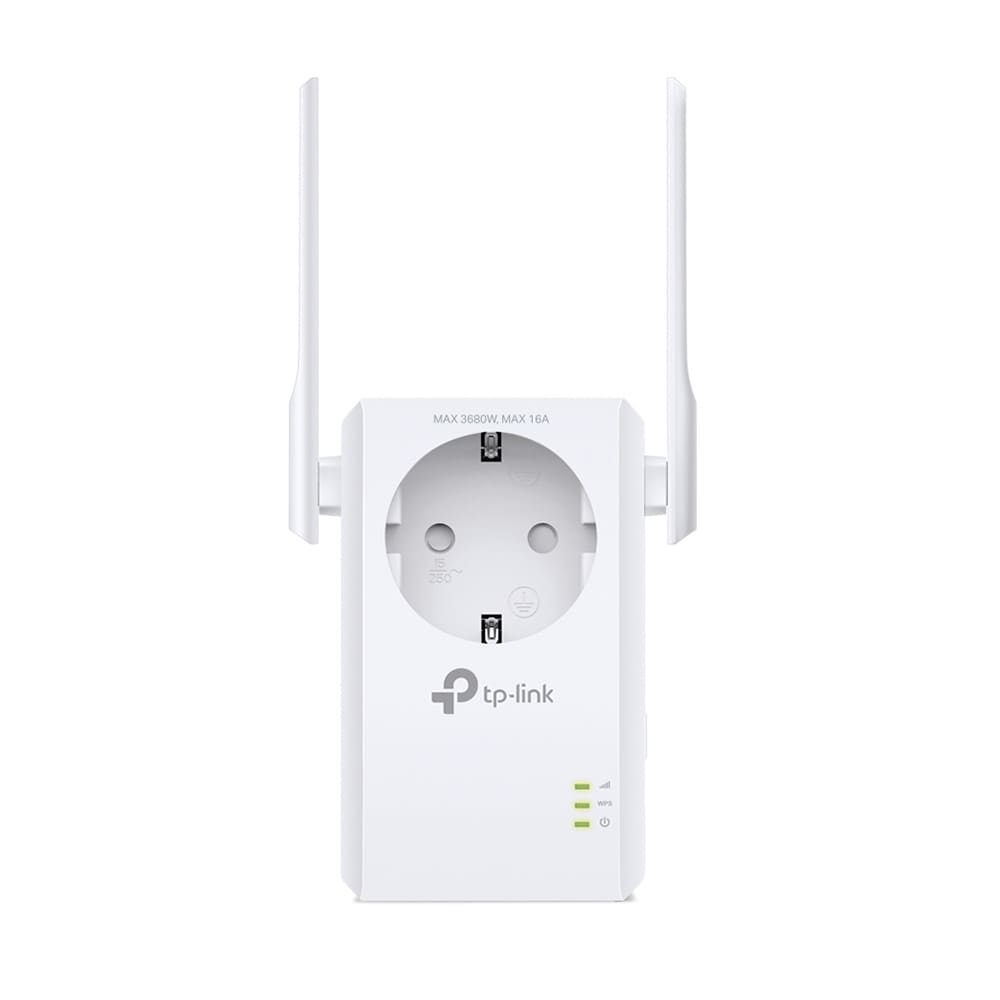 TP-Link TL-WA860RE WiFi-vahvistin / 300 Mbit/s kantamanlaajennin / WiFi-toistin pistorasialla / 2,4 GHz Ethernet-portti