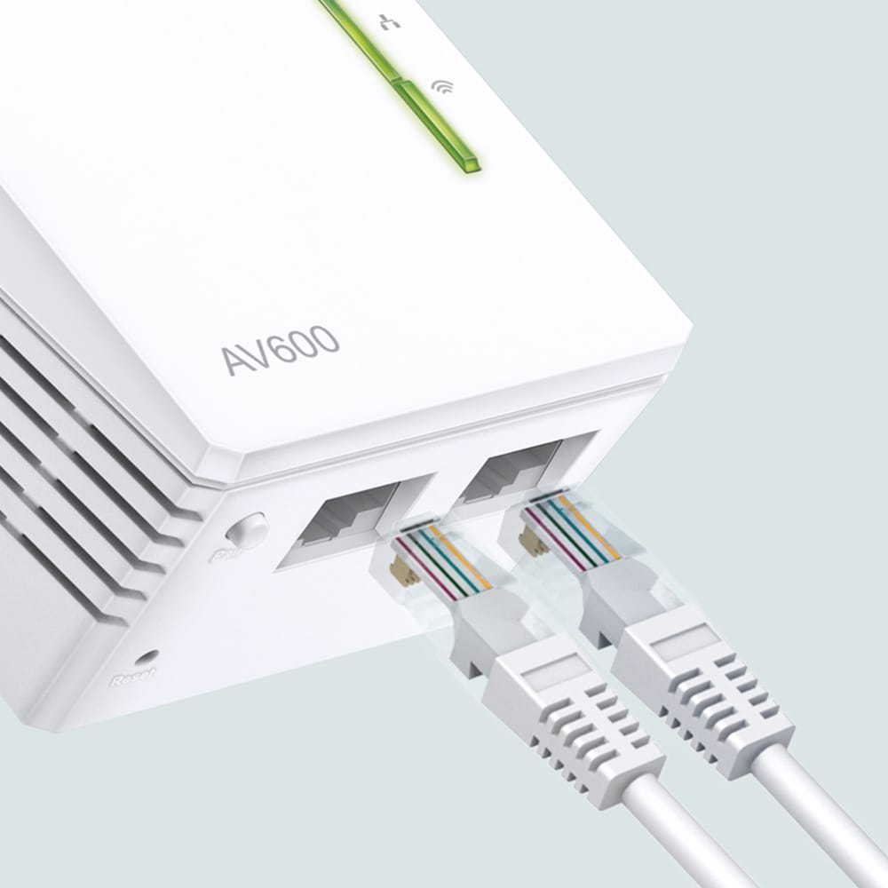 TP-Link TL-WPA4221 KIT AV600 WiFi Powerline Extender aloituspakkaus