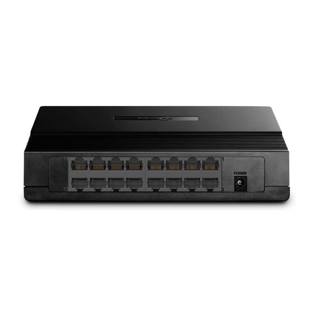 TP-Link TL-SF1016D 16-Porttinen Fast Ethernet Kytkin - 10/100 Mbps Desktop Switch