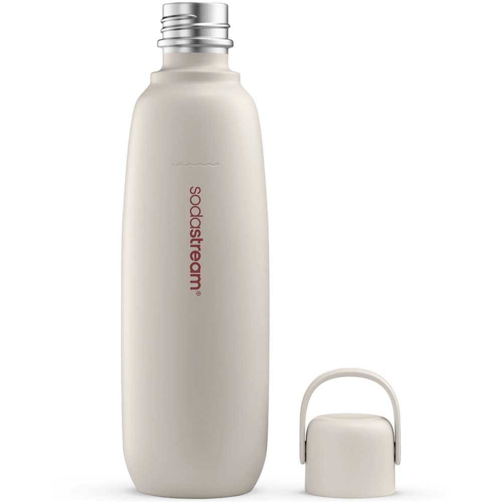 SodaStream Fizz & Go Cool -pullo 0,9 L / eristetty hiilihappopullo / pullo ruostumattomasta teräksestä