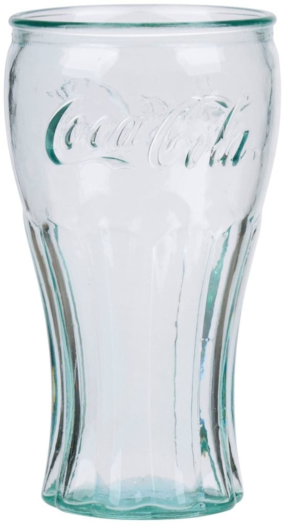 Coca-Cola-lasit 450 ml – soodalasi / juomalasi klassisessa Coca-Cola-muotoilussa – 6 kpl