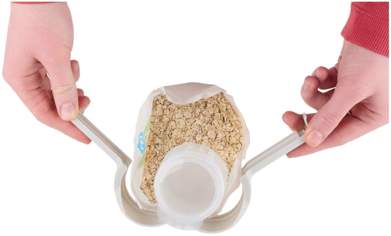 2-pack Kaatoliitin pusseille / pääsiäisklipsi kaatosuulakkeella / 2-in-1 pussinsulkija