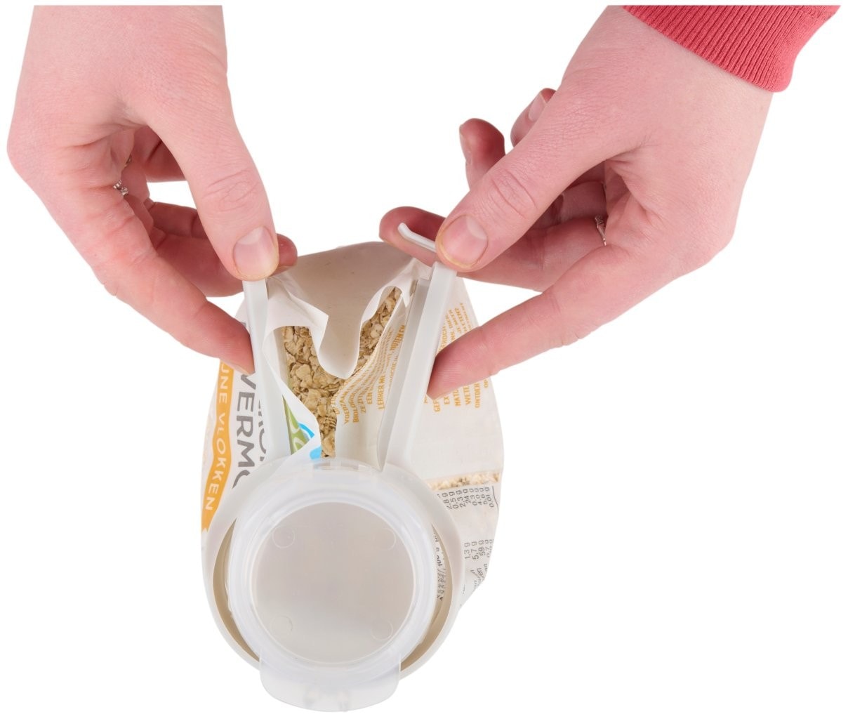 2-pack Kaatoliitin pusseille / pääsiäisklipsi kaatosuulakkeella / 2-in-1 pussinsulkija