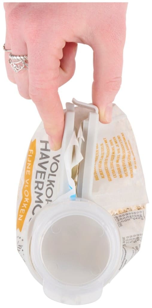 2-pack Kaatoliitin pusseille / pääsiäisklipsi kaatosuulakkeella / 2-in-1 pussinsulkija