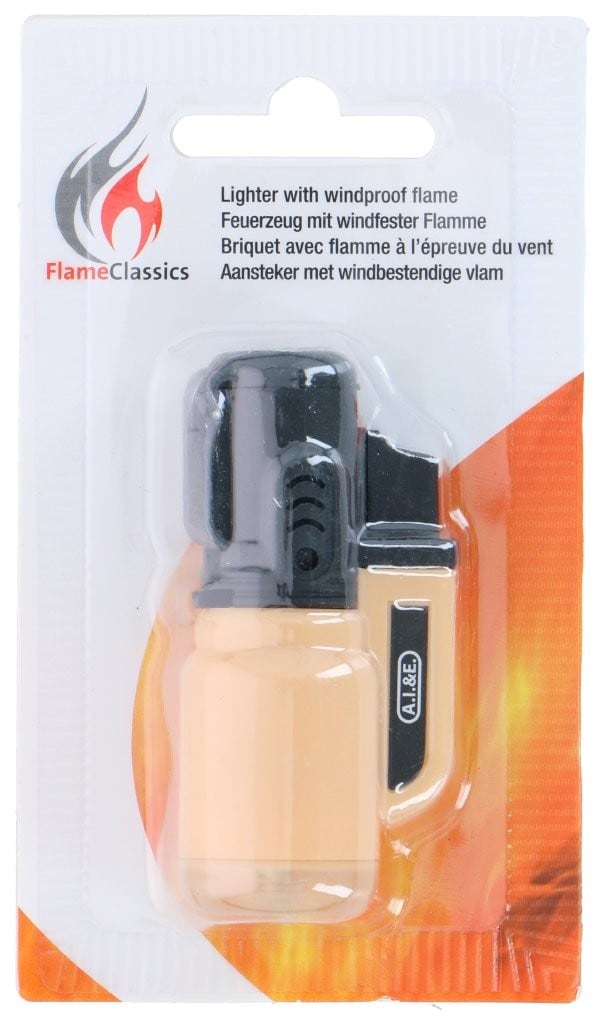 Turbo Flame sytytin / myrskysytytin / taskukokoinen kaasupoltin