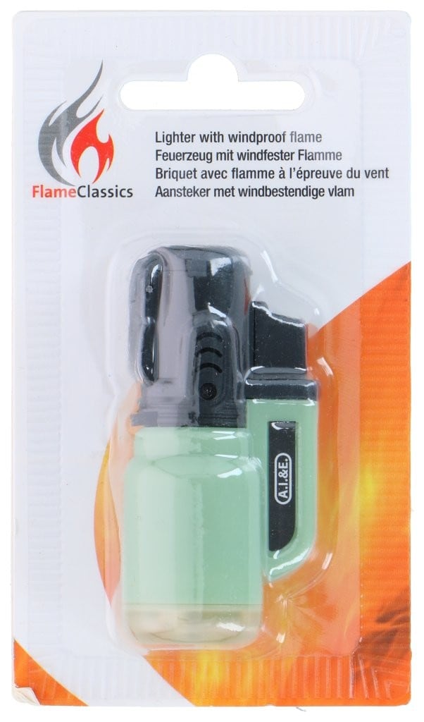 Turbo Flame sytytin / myrskysytytin / taskukokoinen kaasupoltin