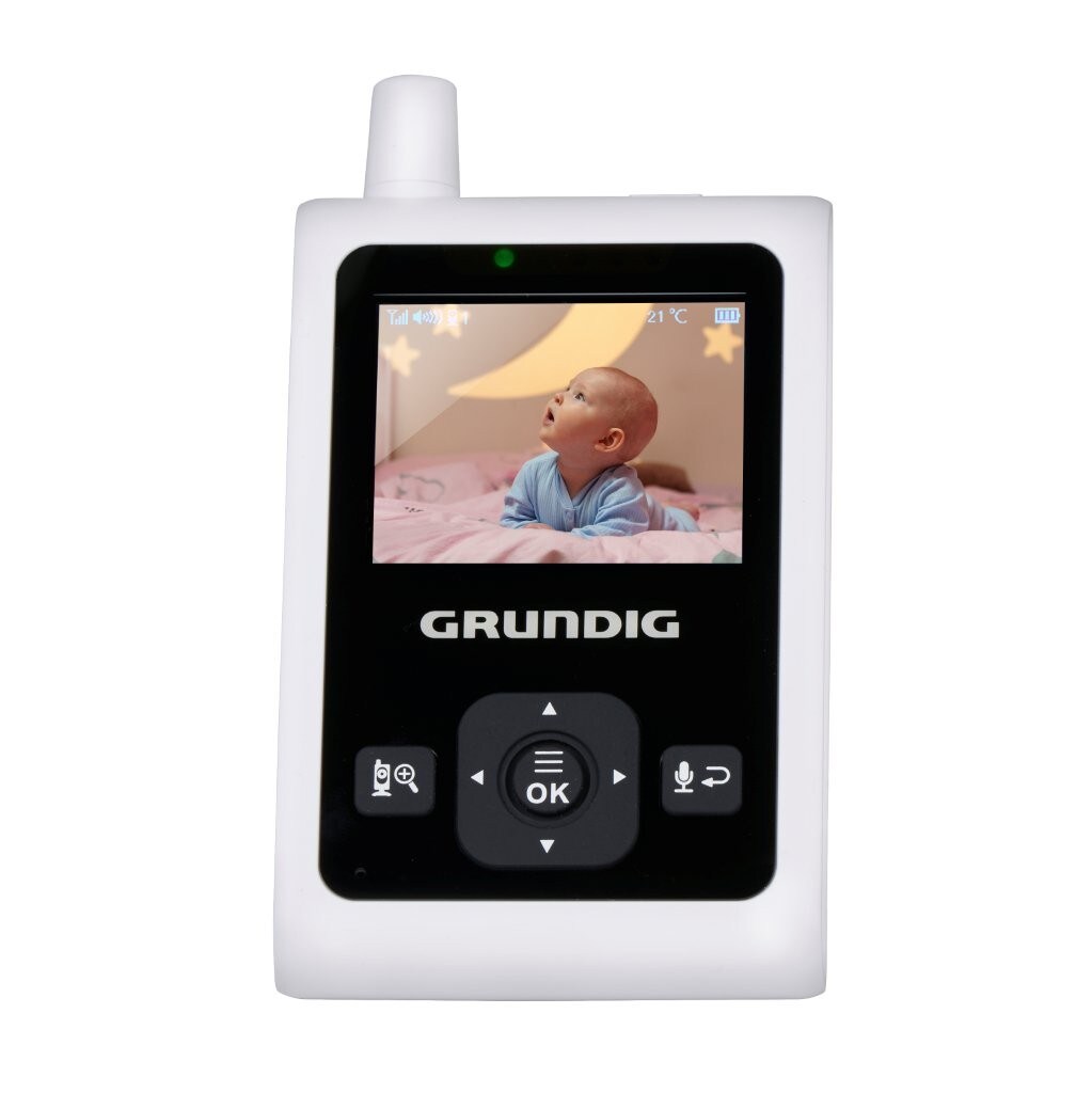 Grundig langaton videoitkuhälytin kameralla 2,4" / itkuhälytin yökuvauksella / talk-back-toiminto
