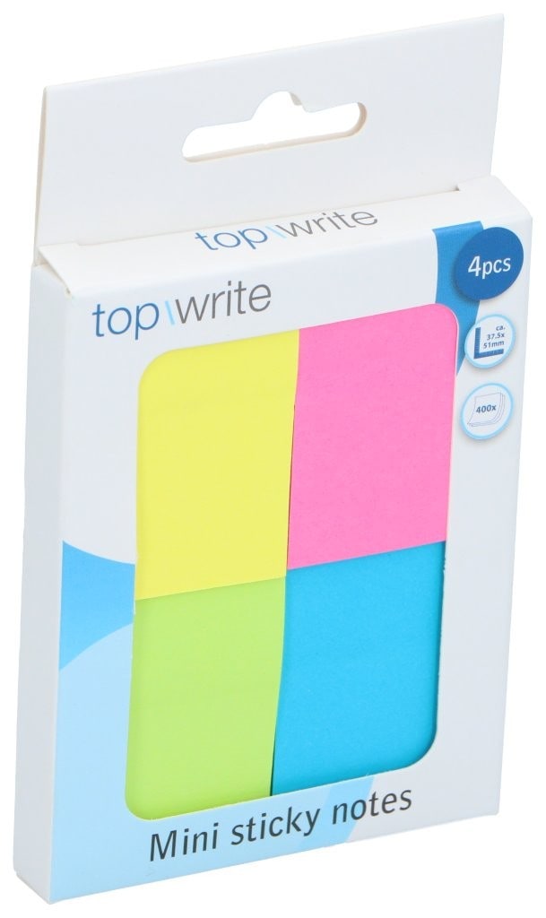 Tarralaput 4-pack 100 arkkia / itseliimautuvat muistiinpanovälineet / post-it muistiinpanot toimistoon