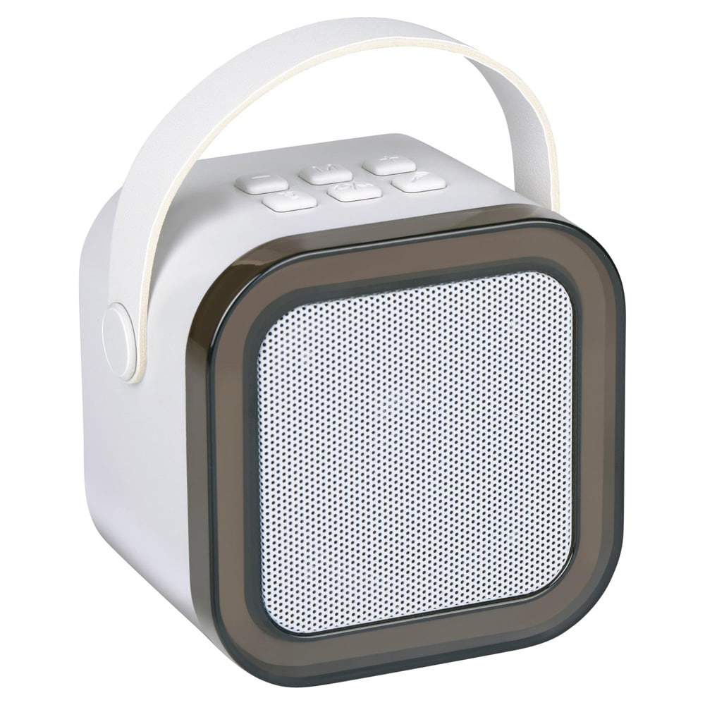 Karaokekaiutin langattomalla mikrofonilla ja RGB-valolla / kannettava minikaraokesetti Bluetoothilla