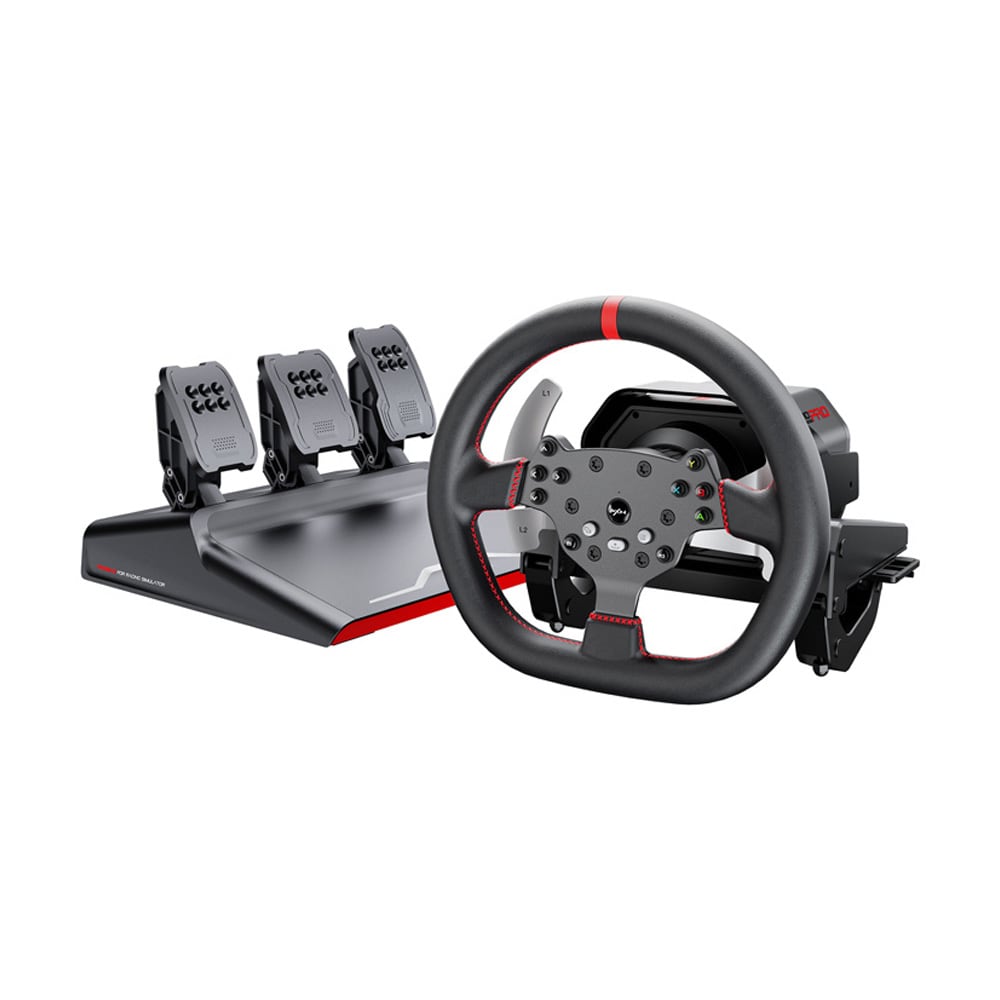 PXN V10 Pro Direct Drive Racing Wheel Set 3,2 Nm – Simracing-ratti, 3-poljinjärjestelmä ja Hall-anturit PC, PS4 ja Xbox