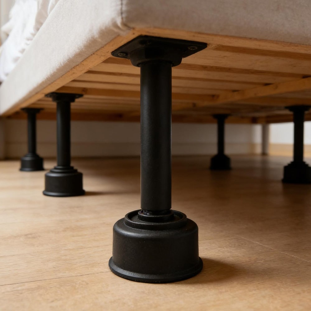 Muoviset huonekalujalat 2.5cm 10-pack - Svart / muoviset huonekalutuet / huonekalujen tukijalat / huonekalujen tukijalat