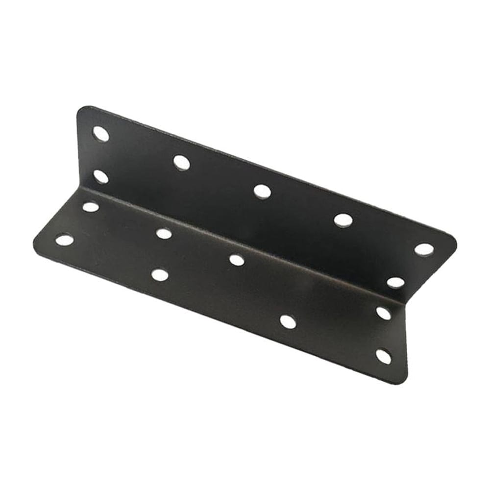 Kulmarauta 145x40mm huonekaluihin 10-pack - Svart / kulmaliittimet metalli / L-liittimet huonekaluihin