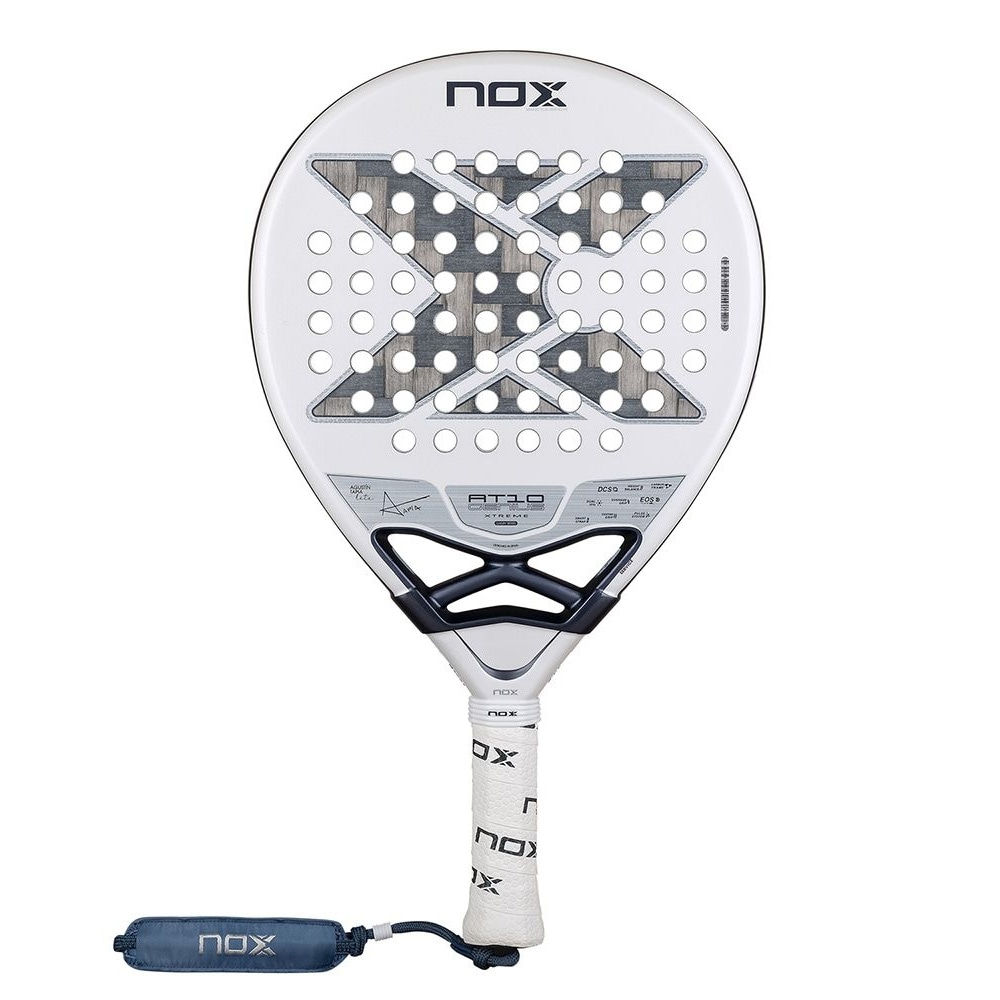 Nox AT10 Genius 12K Alum Xtreme Lite By Agustín Tapia 2026 / kevyt padelmaila 12K hiilikuitu / padelmaila drop shape / padelmaila drop shape