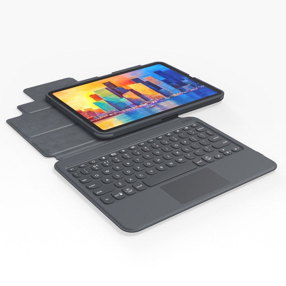 Zagg Pro Keys iPad 10,2" 7., 8. ja 9. sukupolvi / näppäimistö / suojakotelo ohjauslevyllä / Bluetooth / QWERTZ