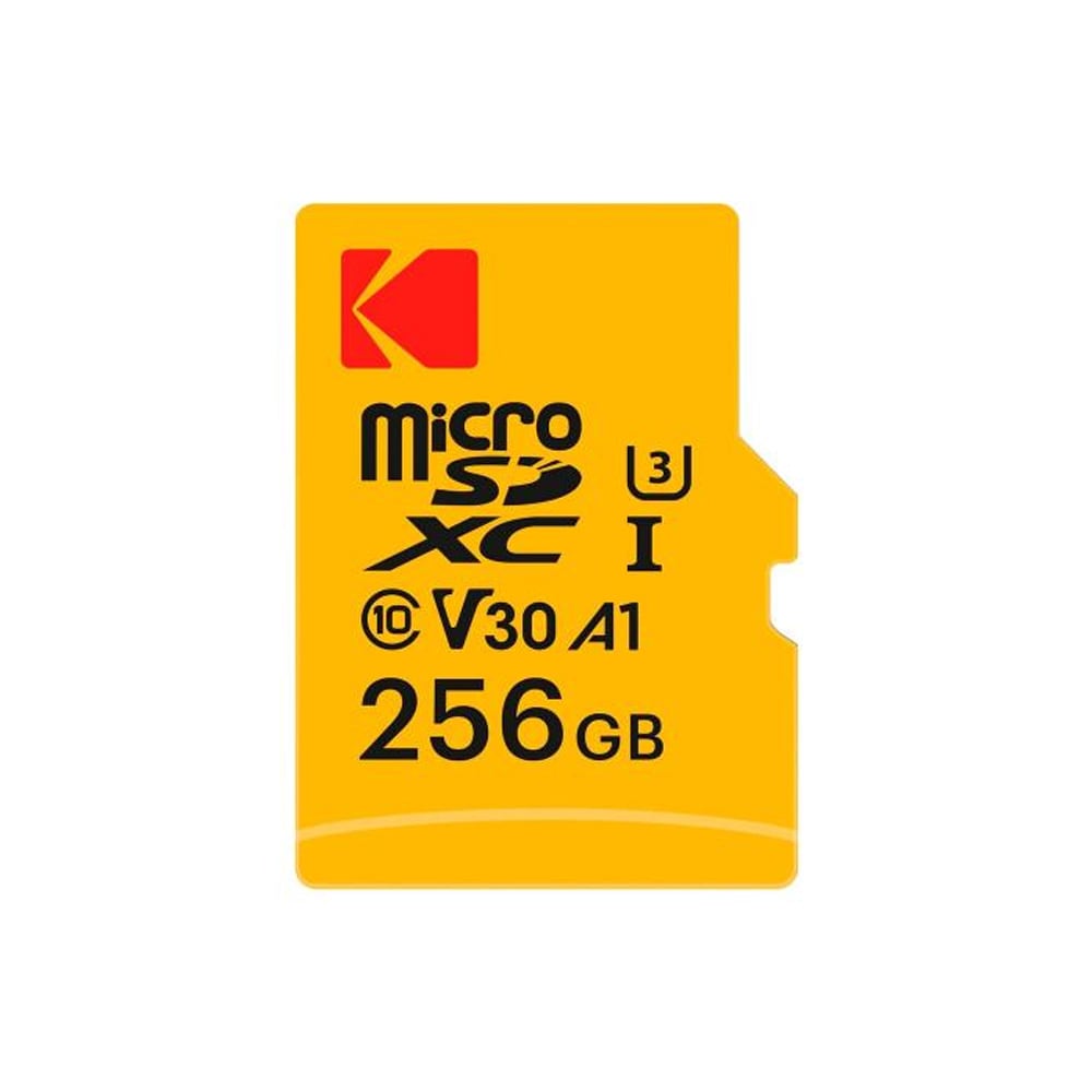 Kodak MicroSDXC Class 10 UHS-I U3 256 GB / MicroSDXC-muistikortti / Flash-muistikortti matkapuhelimeen ja kameraan
