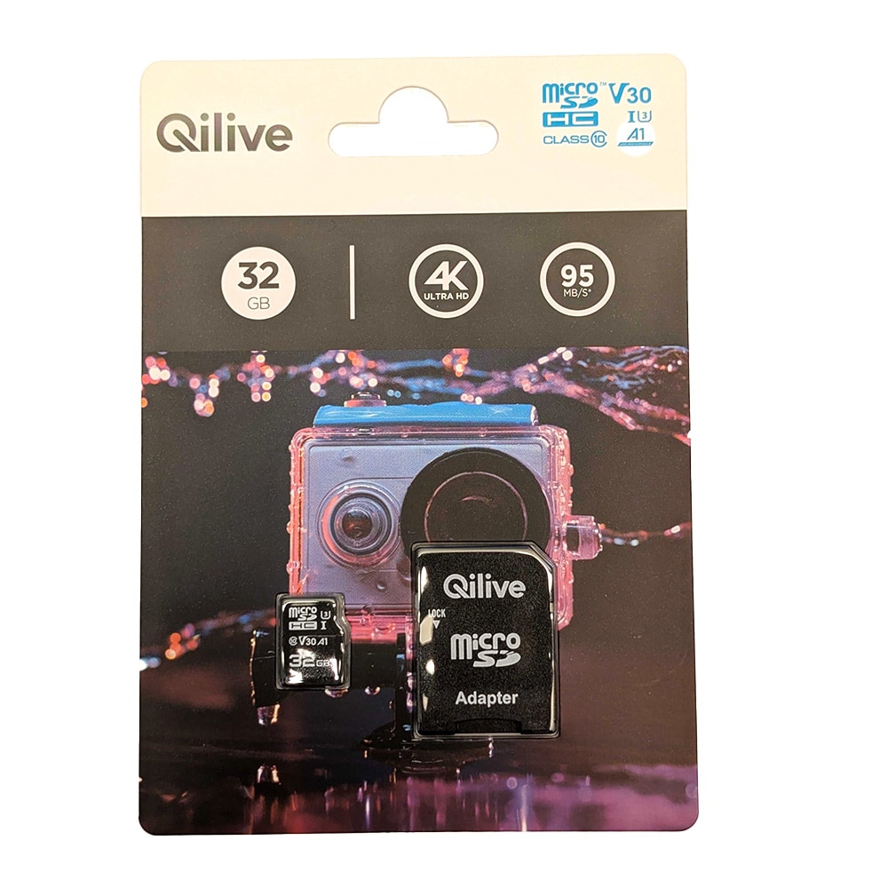Qilive microSDHC Luokka 10 A1 V30 32GB