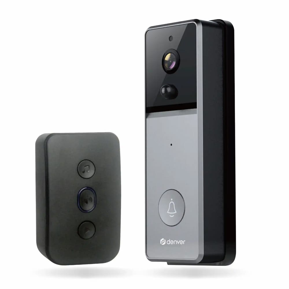 Denver älykäs video-ovikello / WiFi video-ovikello kameralla / älykäs ovikello, jossa on liiketunnistin