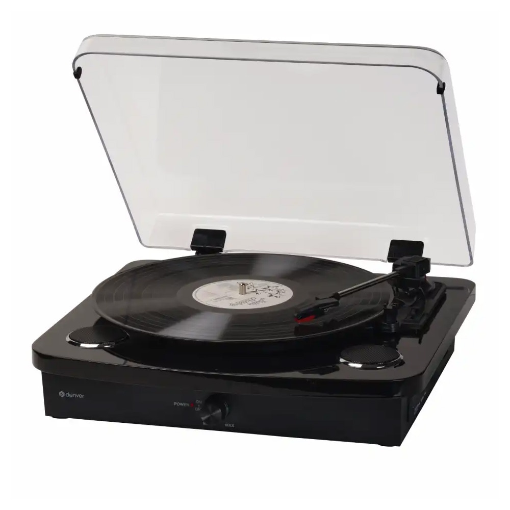 Denver Retro levysoitin - Svart / retro levysoitin / Bluetooth levysoitin USB ja SD
