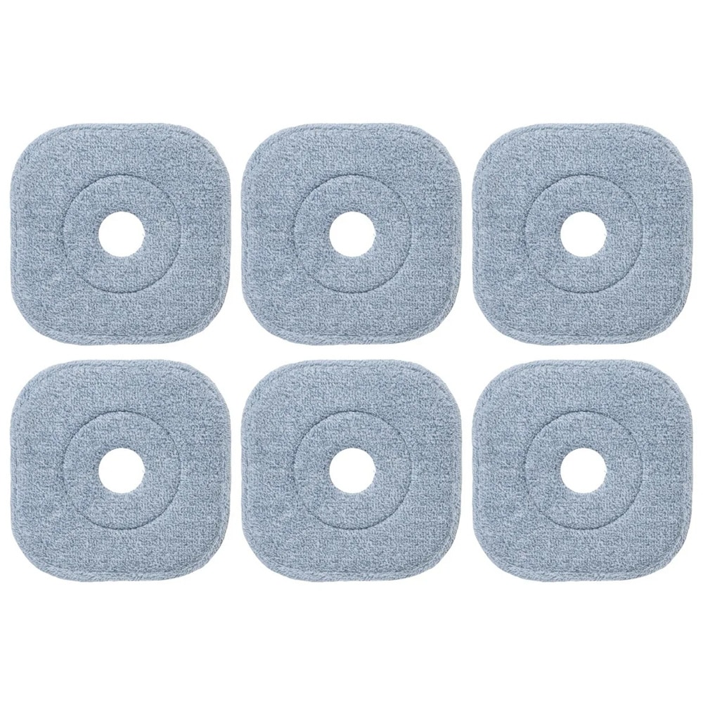 Mikrokuituiset moppiliinat 6-pack – pestävät vaihtoliinat lattioille