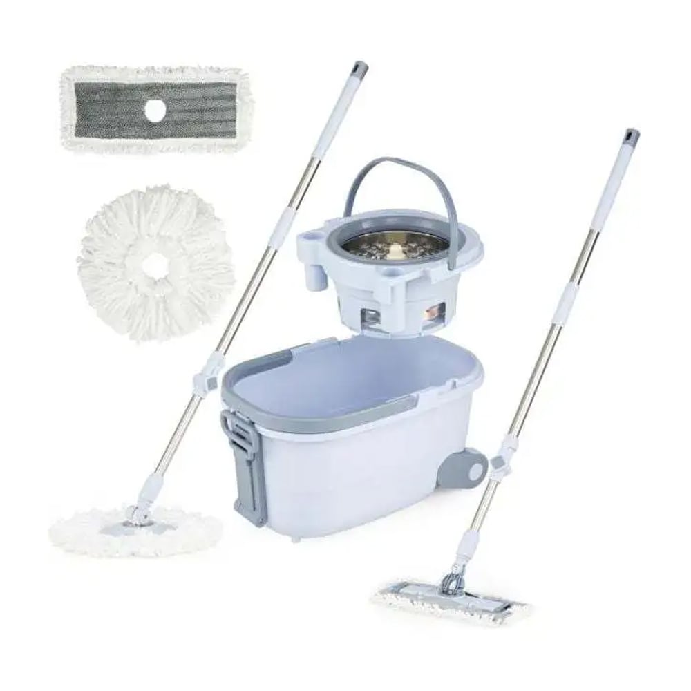 Moppiämpärisetti / moppisetti ämpärillä / lattiamoppi ämpärillä – sininen