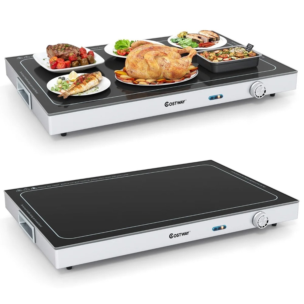 Sähköinen lämpölevy 50 x 29 cm säädettävällä lämpötilalla / lämpötarjotin / lämmitysalusta