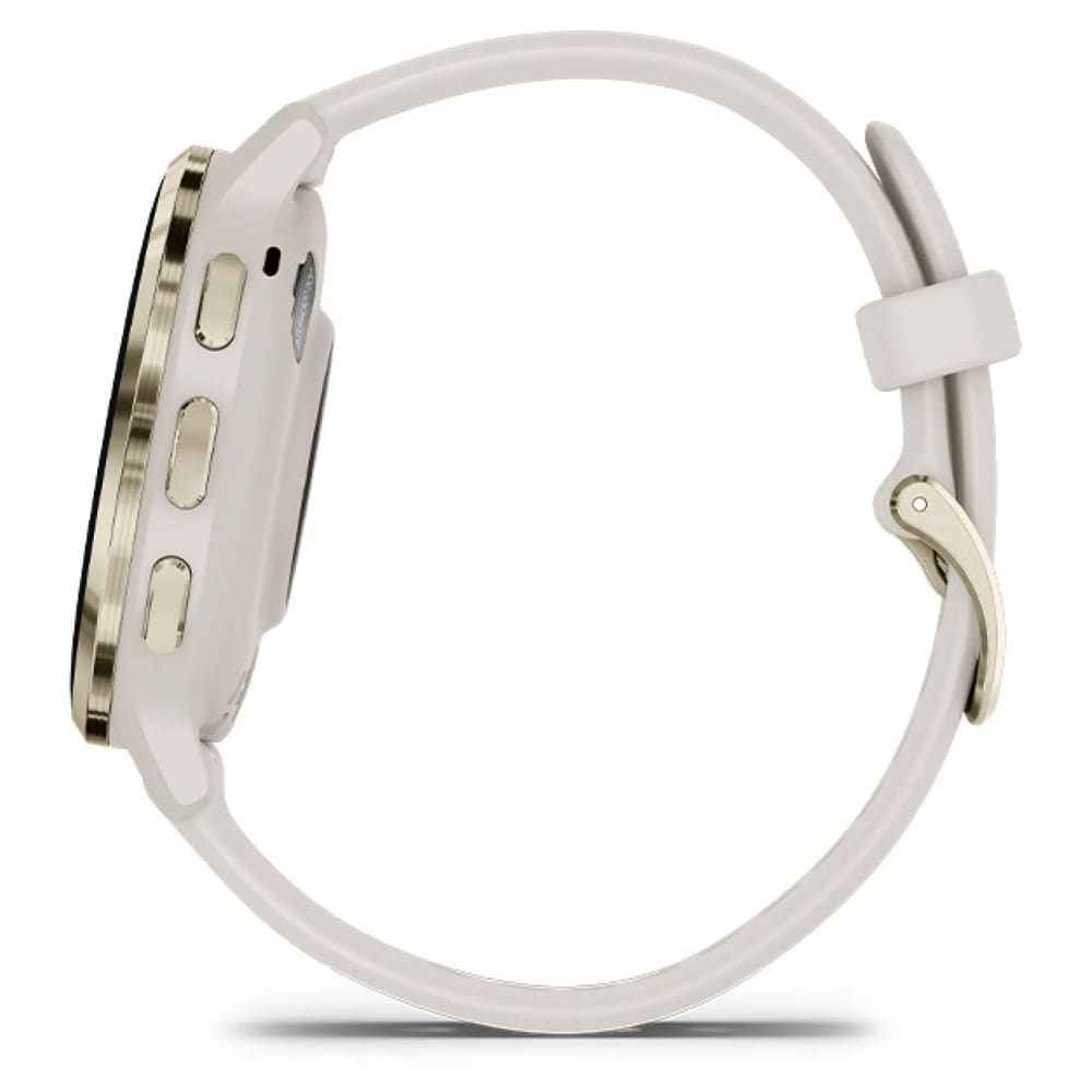 Garmin Venu 3S -älykello 41 mm Ivory – urheilukello / treenikello AMOLED-kosketusnäytöllä