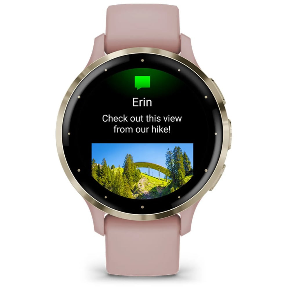 Garmin Venu 3S Smartwatch 41 mm vaaleanpunainen – kuntokello / urheilukello / sykemittari kosketusnäytöllä
