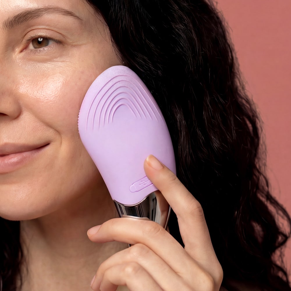 Sähköinen kasvojenpuhdistusharja – sonic-harja / kasvoharja / puhdistusharja