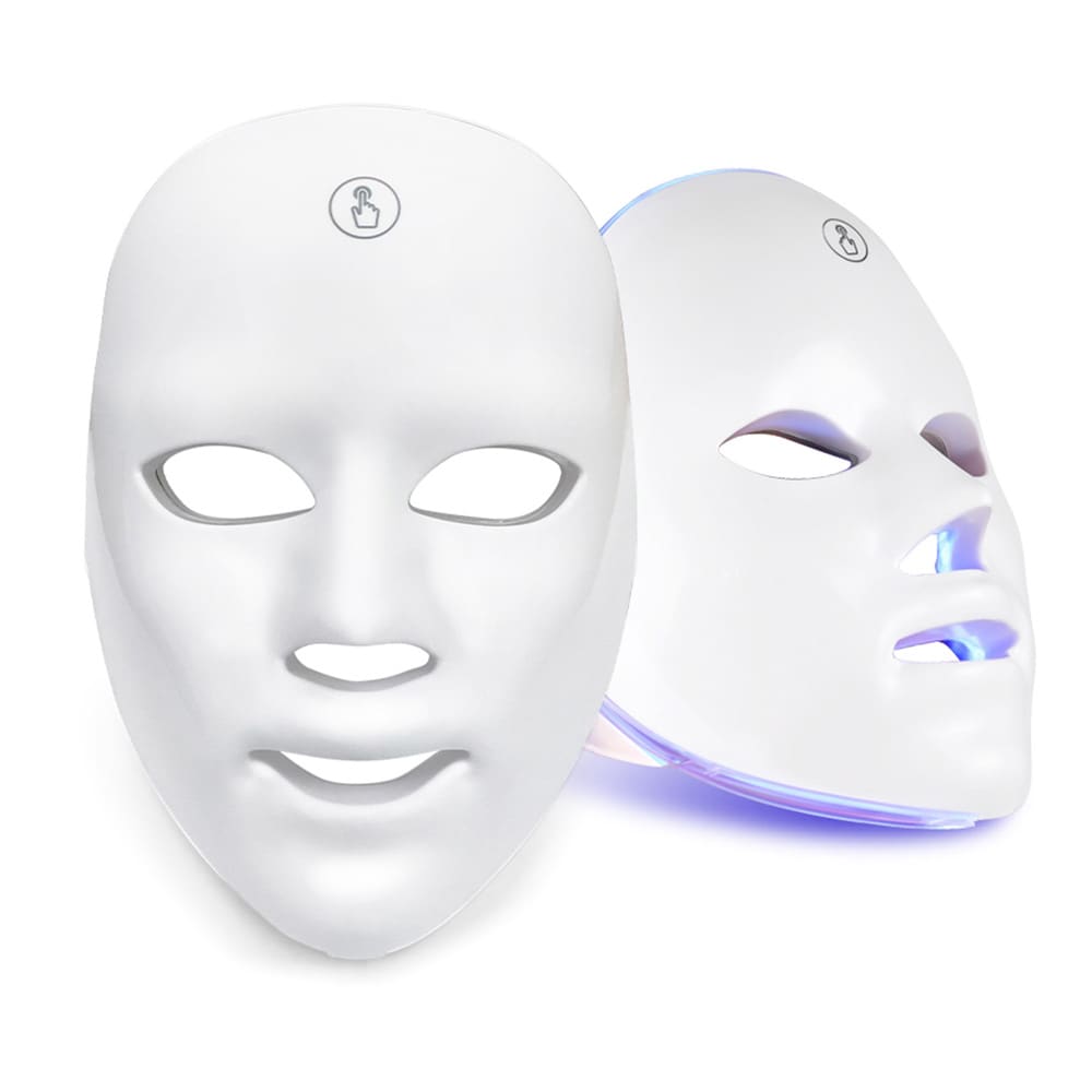 LED-kasvonaamio valohoidolla – valonaamio / ihonhoitonaamio / kasvonaamio