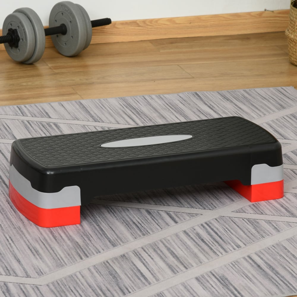 Step up -lauta / aerobinen step-lauta / harjoituslauta säädettävällä korkeudella / kuntoilulaite stepperillä
