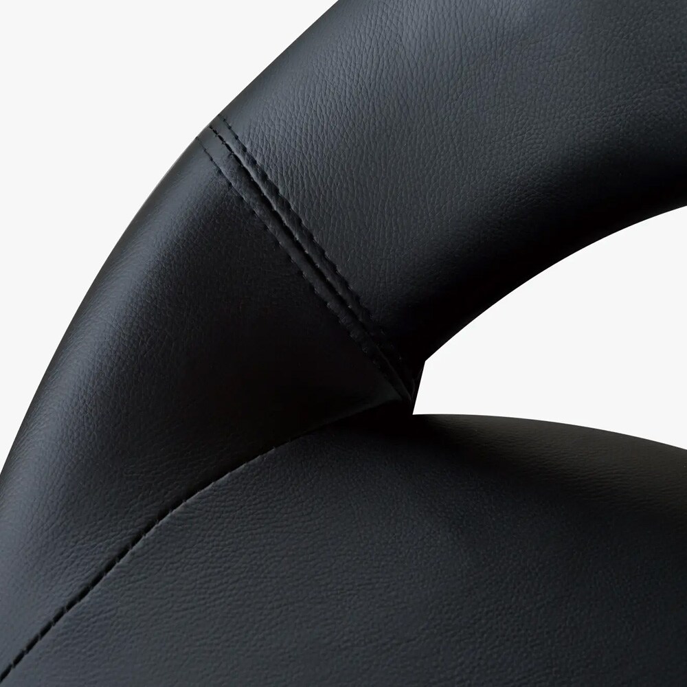 Ergonominen työjakkara selkänojalla ja pyörillä – Korkeussäädettävä toimistotuoli 45–57 cm