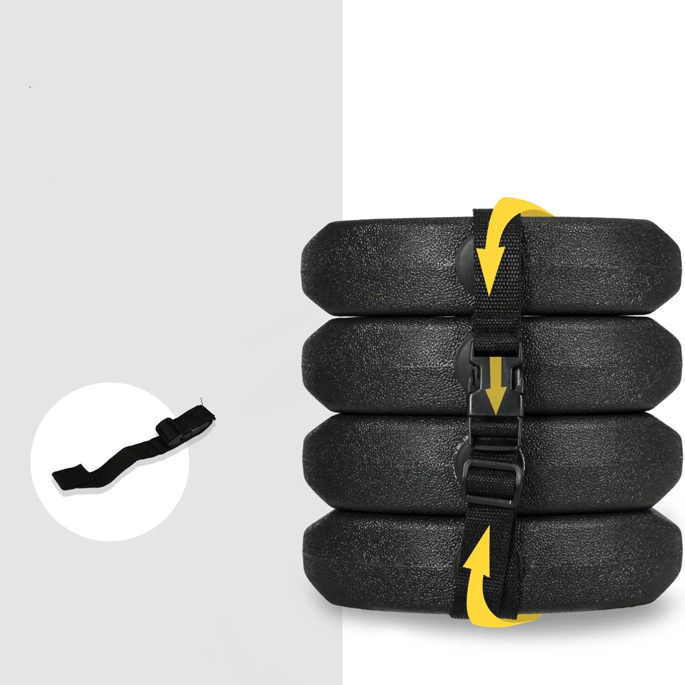 Painot paviljongille 4 kpl / telttapainot 12 kg / aurinkovarjon painot ulkokäyttöön