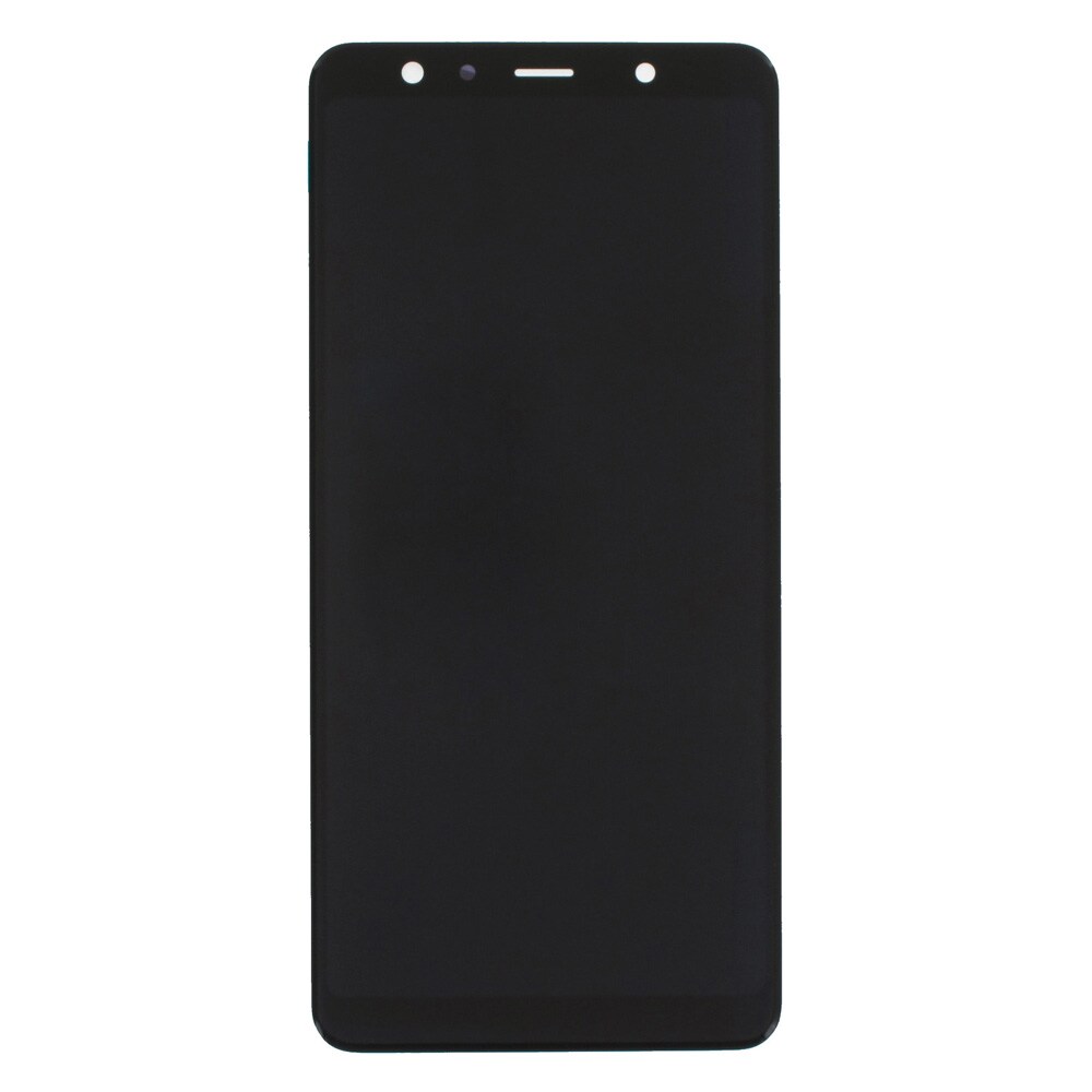 LCD-näyttö ja kehys Samsung Galaxy A7:lle - Svart