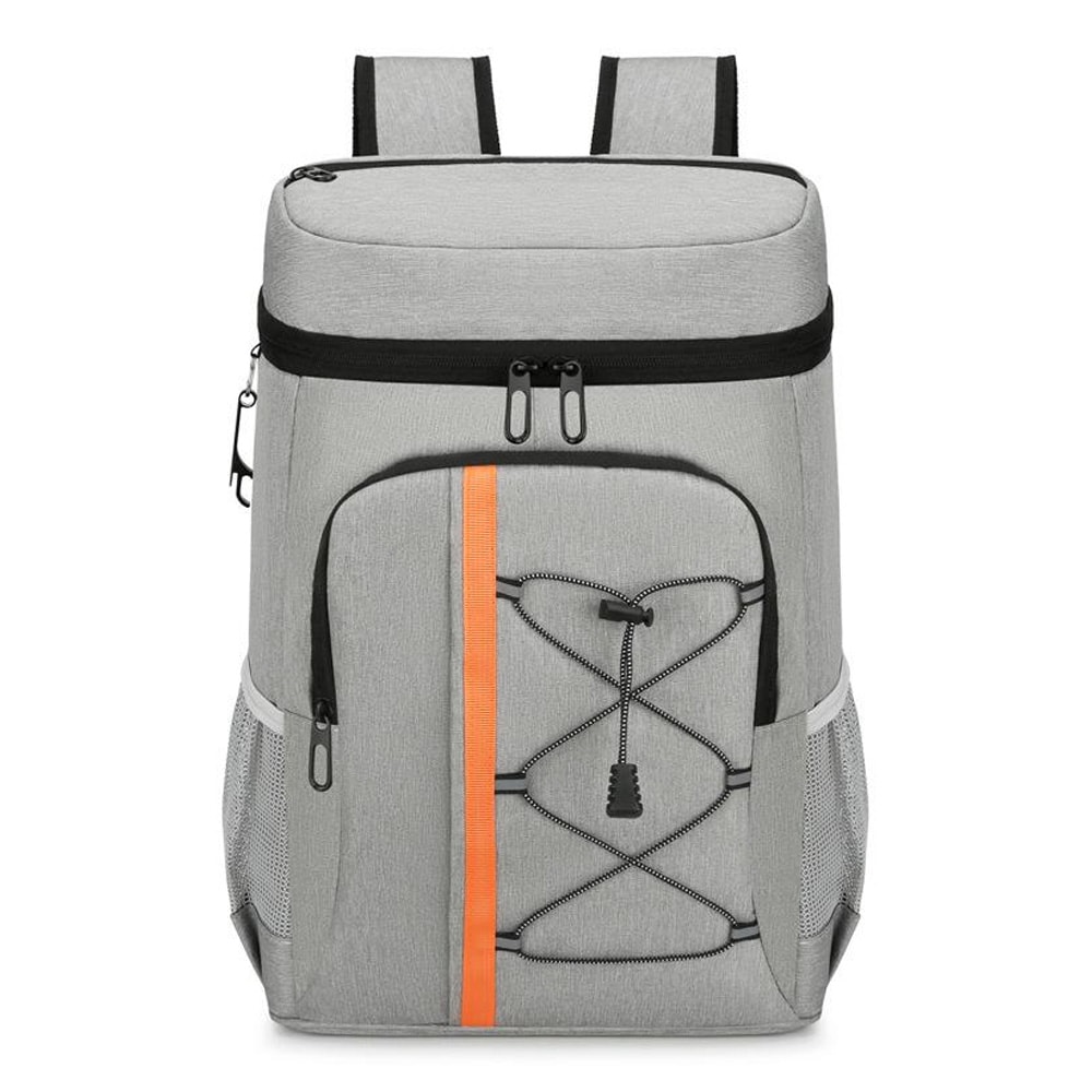 Reppu 20L piknik / kylmä reppu eristyksellä / monilokeroinen reppu pullonavaajalla - Harmaa - Harmaa