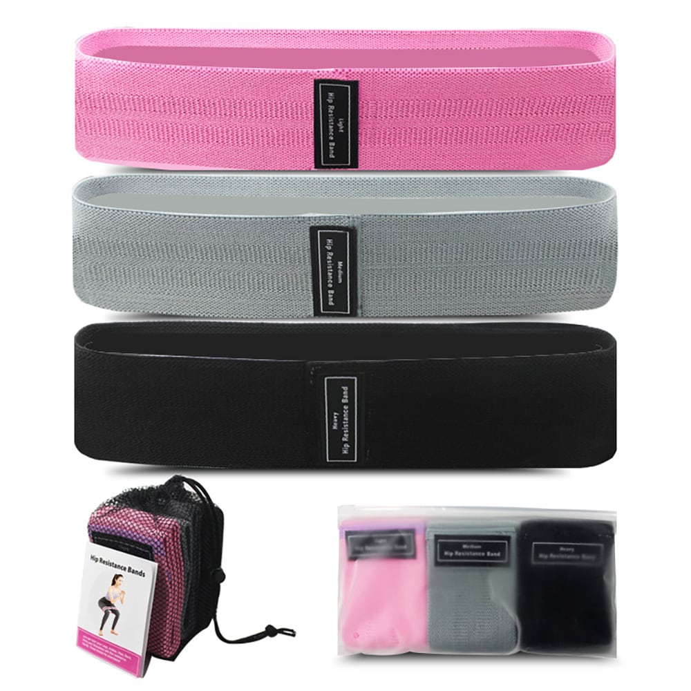 3-pack vastusnauhat / harjoitusnauhasarja / vastusnauhat / booty nauhat